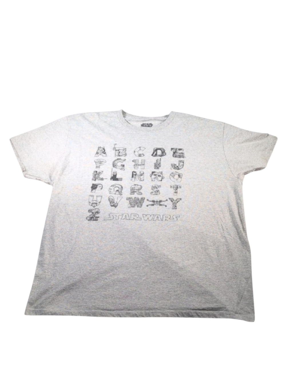 Fifth Sun Star Wars Alphabet T-Shirt Size XXL